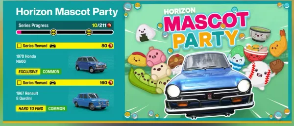 Forza Horizon 6 Guide: Alle Herausforderungen und Belohnungen der „Horizon Mascot Party“ (Series 4)