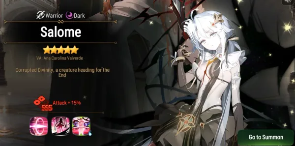 Salome | neue Dark Warrior 5★ mit Clone-Mechanik, Extra Turn und HP-Scaling | Helden Vorschau