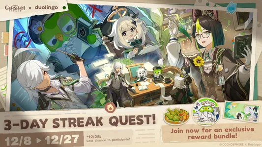 Genshin Impact x Duolingo – Alle Details zum zeitlich begrenzten Event, Belohnungen & wie ihr die Quest abschließt