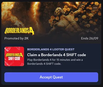 SHiFT-Codes über Discord und Newsletter-Boni für Borderlands 4